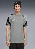 Puma 63251503 BMW MMS MT7+ TEE Medium Gr Gri Yuvarlak Yaka Regular Fit Düz Erkek T-Shirt
