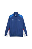 BMW MMS Woven Jacket Mavi Erkek Fermuarlı Ceket