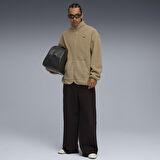 Ess Elevated Sherpa Full-Zip Erkek Kahverengi Günlük Stil Sweatshirt 68825955