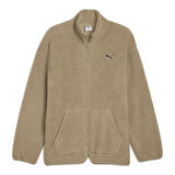 Ess Elevated Sherpa Full-Zip Erkek Kahverengi Günlük Stil Sweatshirt 68825955