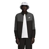 Woven Colorblock Erkek Siyah Günlük Stil Eşofman Takımı 68817301