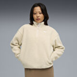 Puma Ess Elevated Half-Zip Crew Kadın Yetişkin Sweatshirt