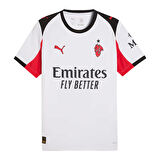 AC Milan 2025/26 Away Jersey Erkek Beyaz Futbol Forma 77997102