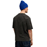 Graphic Tee Erkek Siyah Günlük Stil T-Shirt 63211501