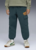 Puma Normal Paça Yeşil Erkek Çocuk Eşofman Altı 68847475-MID90s Cargo Sweatpants FL