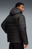 Essentials Puffer Erkek Kapüşonlu Siyah Şişme Mont - 685211