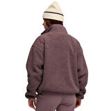 Reversible Sherpa Kadın Bordo Günlük Stil Ceket 68838688