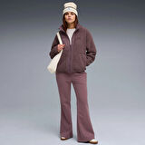 Reversible Sherpa Kadın Bordo Günlük Stil Ceket 68838688