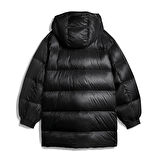 Style Hooded Down Kadın Siyah Günlük Stil Mont 68838901