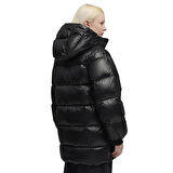 Style Hooded Down Kadın Siyah Günlük Stil Mont 68838901