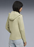 Puma 68814182 EVOSTRIPE Full-Zip Hoodie Yeşil Regular Fit Düz Kadın Zip Ceket