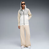 Tech Full-Zip Hoodie Erkek Bej Günlük Stil Sweatshirt 68804587