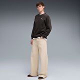 Puma Ess Elevated Wash Crew Erkek Siyah Sweatshirt