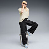 Her Oversized Kadın Bej Günlük Stil T-Shirt 68814887