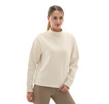 688152-87 Puma Her Relaxed Crew Fl Kadın Sweatshirt Bej