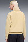 Puma Ess Scrıpt Half-Zip Crew Kadın Sweatshirt