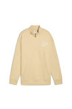 Puma Ess Scrıpt Half-Zip Crew Kadın Sweatshirt
