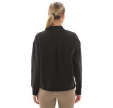 688152-01 Puma Her Relaxed Crew Fl Kadın Sweatshirt Siyah