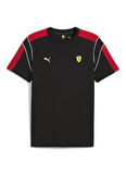 Puma 63276601 Ferrari MT7 Tee PUMA Black Siyah Yuvarlak Yaka Regular Fit Düz Erkek T-Shirt