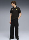 Puma 63278101 Ferrari Sportswear Polo PU Siyah Regular Fit Düz Erkek Polo T-Shirt