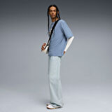 Graphic Tee Erkek Mavi Günlük Stil T-Shirt 63211834