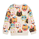 Puma Çocuk Sweatshirt Moody Cat Crew