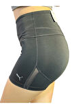 W Shape Short Tıght 4" Kadın Sort