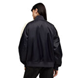 T7 Bomber Kadın Lacivert Günlük Stil Ceket 63347816