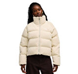 632171-87 Puma Corduroy Puffer Jacket Kadın Mont Krem