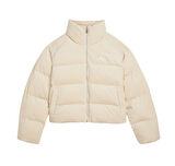 632171-87 Puma Corduroy Puffer Jacket Kadın Mont Krem