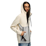 Tech Full-Zip Hoodie Erkek Bej Günlük Stil Sweatshirt 62967491