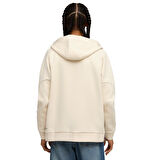 Tech Full-Zip Hoodie Erkek Bej Günlük Stil Sweatshirt 62967491