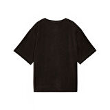 Puma Ess Elevated Velour Tee Kadın Yetişkin T-shirt