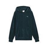 Puma Ess Elevated Velour Hoodie Kadın Yetişkin Sweatshirt