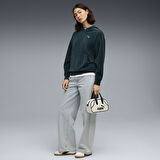 Puma Ess Elevated Velour Hoodie Kadın Yetişkin Sweatshirt