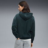Puma Ess Elevated Velour Hoodie Kadın Yetişkin Sweatshirt