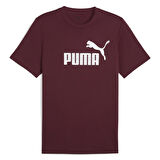 Ess No. 1 Logo Erkek Bordo Günlük Stil T-Shirt 68253396