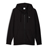 Ess Elevated Fz Hoodie Erkek Siyah Günlük Stil Sweatshirt 68825601