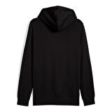 Ess Elevated Fz Hoodie Erkek Siyah Günlük Stil Sweatshirt 68825601