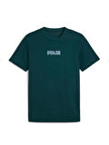 Puma Graphic Tee 68803275 Erkek Kısa Kol T-Shirt - Puma - Graphic Tee - Yeşil - ST02836-Yeşil-S