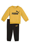 Çocuk Sarı Ess Crew Set Fl Eşofman Takımı 686280-62