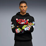 Puma Sticker Pack Pullover Hoodie Erkek Yetişkin Sweatshirt