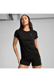 Puma Kadın Ess Elevated Siyah T-Shirt - 69089401