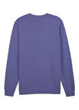 Puma 69089546 ESS ELEVATED Crew TR Mor Yuvarlak Yaka Regular Fit Düz Erkek Sweatshırt