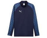 Puma Teamliga26 Training 1/4 Zip Erkek Futbol Antrenman Uzun Kollu Tişört 65972406 Lacivert