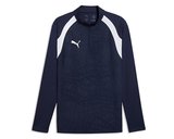 Puma Teamfinal26 Training 1/4 Zip Erkek Futbol Antrenman Uzun Kollu Tişört 65967906 Lacivert