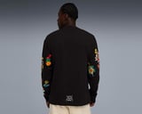 Puma Swish N  ink Ls Tee Erkek Basketbol Tişörtü 63466401 Siyah