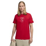 Ferrari Tonal Shield Erkek Kırmızı Günlük Stil T-Shirt 63531102