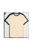 T7 Ringer Tee Krem Erkek T-Shirt