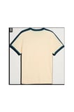 T7 Ringer Tee Krem Erkek T-Shirt